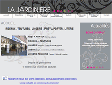 Tablet Screenshot of la-jardiniere.be